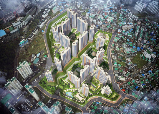 동삼 1구역 재개발 조감도<현대엔지니어링 제공>